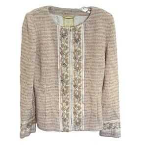 St. John Couture Vintage Tweed Pink Blazer